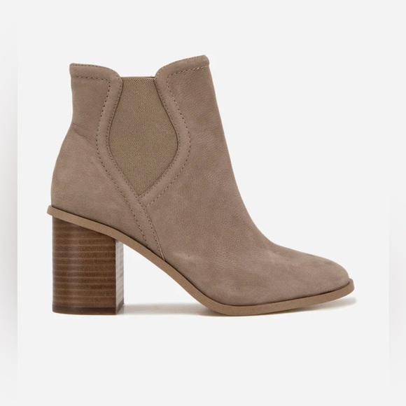 Splendid Women's Ankle Boots Leather Suede Shoes Ermine/Tan Size 9M NIB - Picture 9 of 11